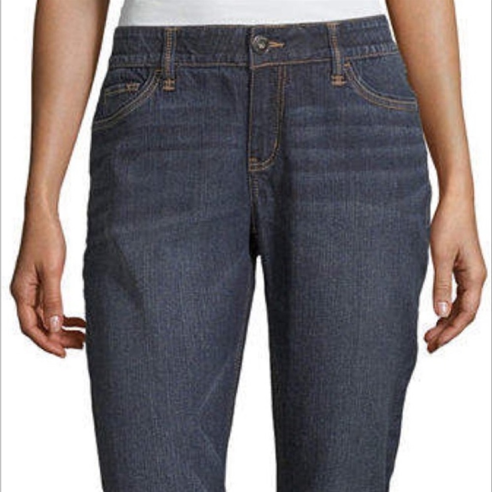 Liz Claiborne Dark Blue Boyfriend Jeans